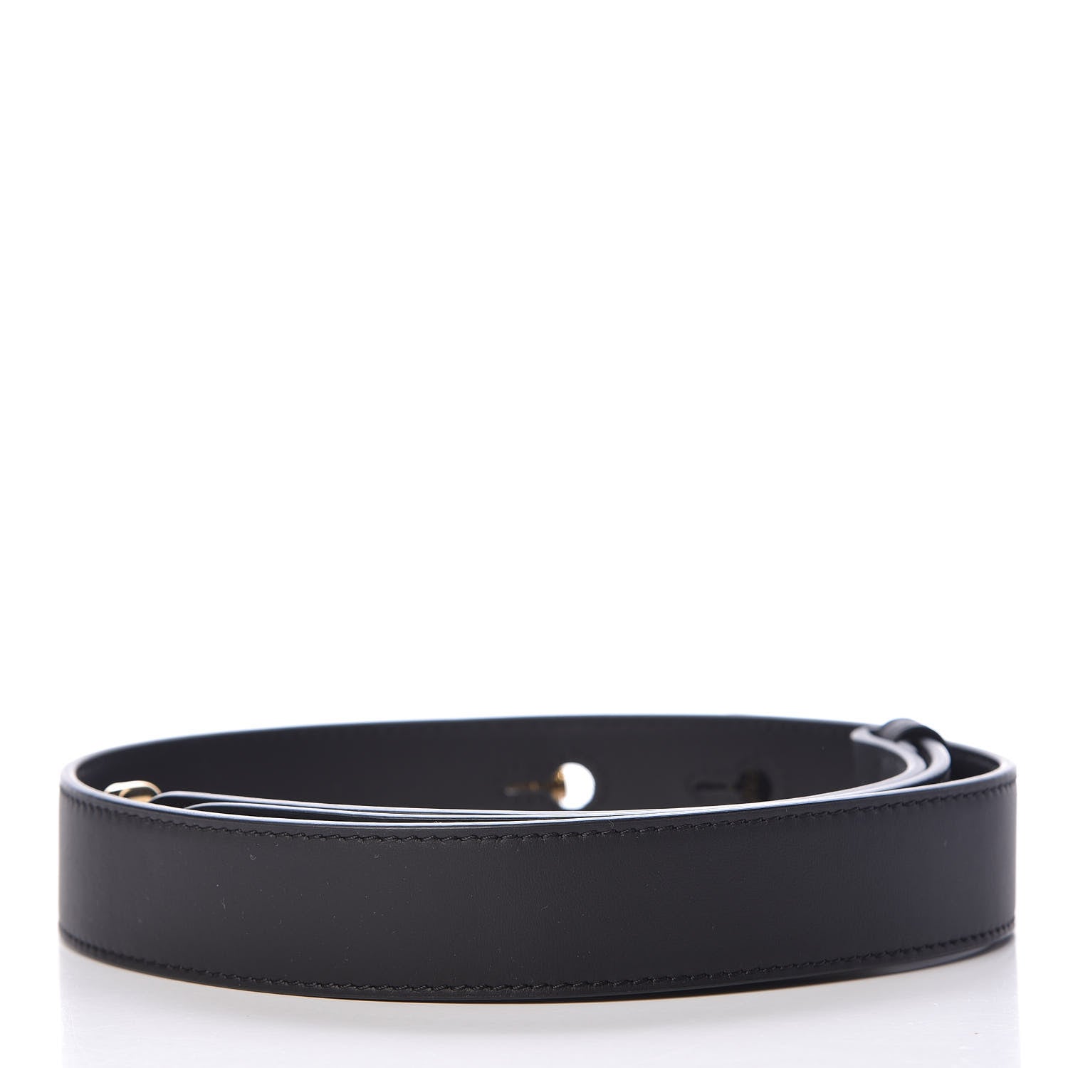 Fendi Vitello Century Opaco Flat Studded Strap You Black 2 of 4