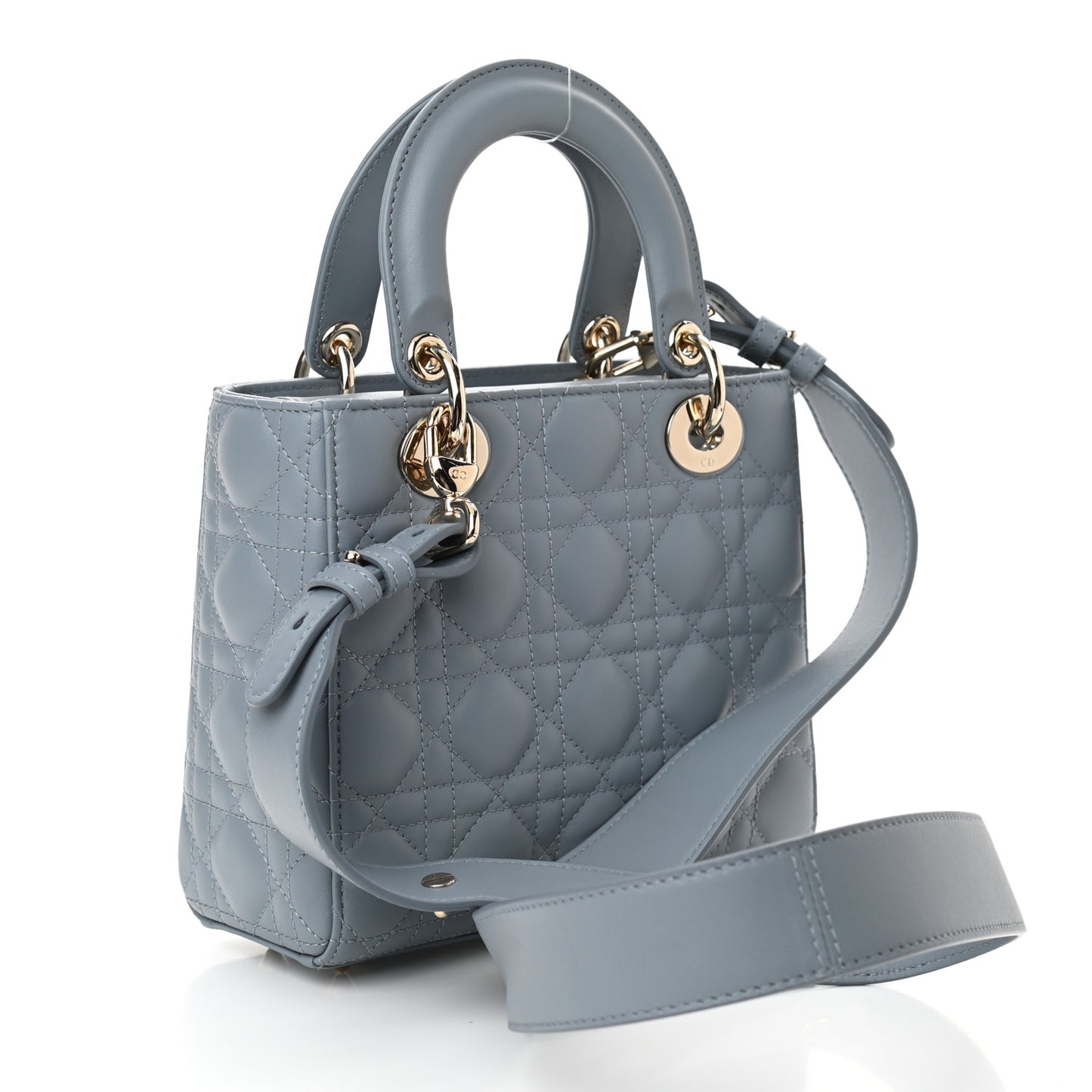 Lambskin Cannage Small My Lady Dior Blue