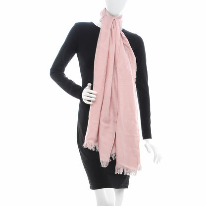 Hermes Cashmere Silk New Libris Stole Rose Nacre 2 of 8