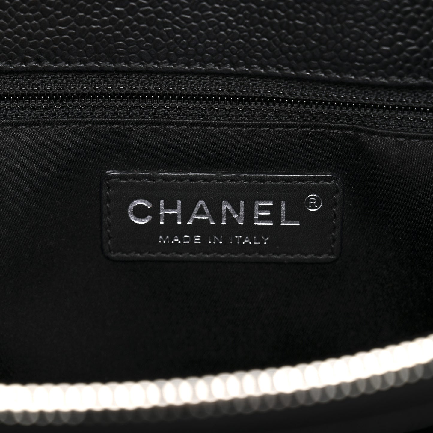 Caviar Quilted Grand Shopping Tote GST Black