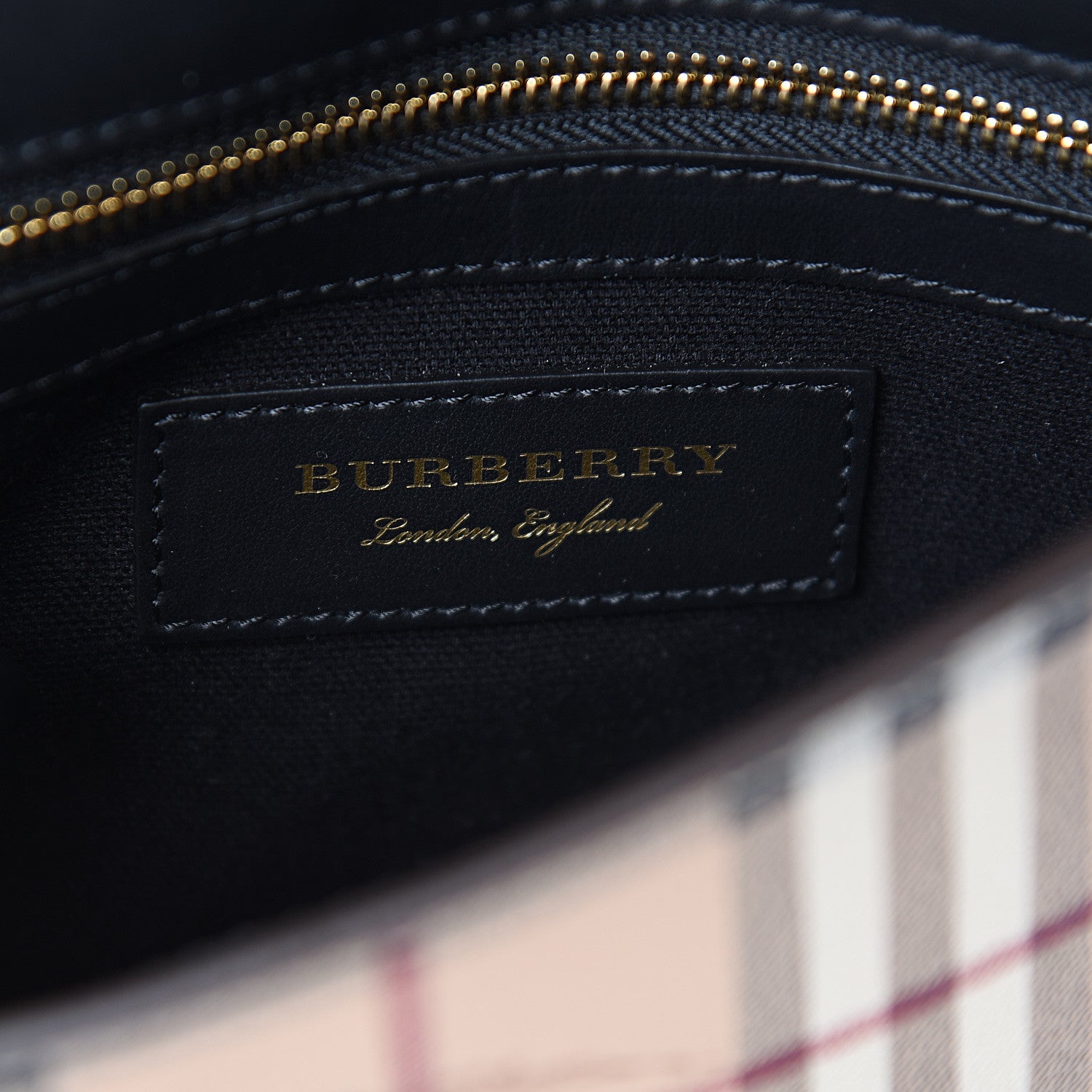 Burberry Haymarket Check Small Loxley Crossbody Bright Toffee 5 of 8