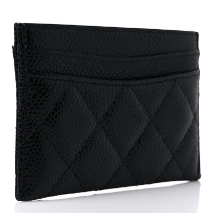 Chanel Caviar Quilted Card Holder Black 3 of 9