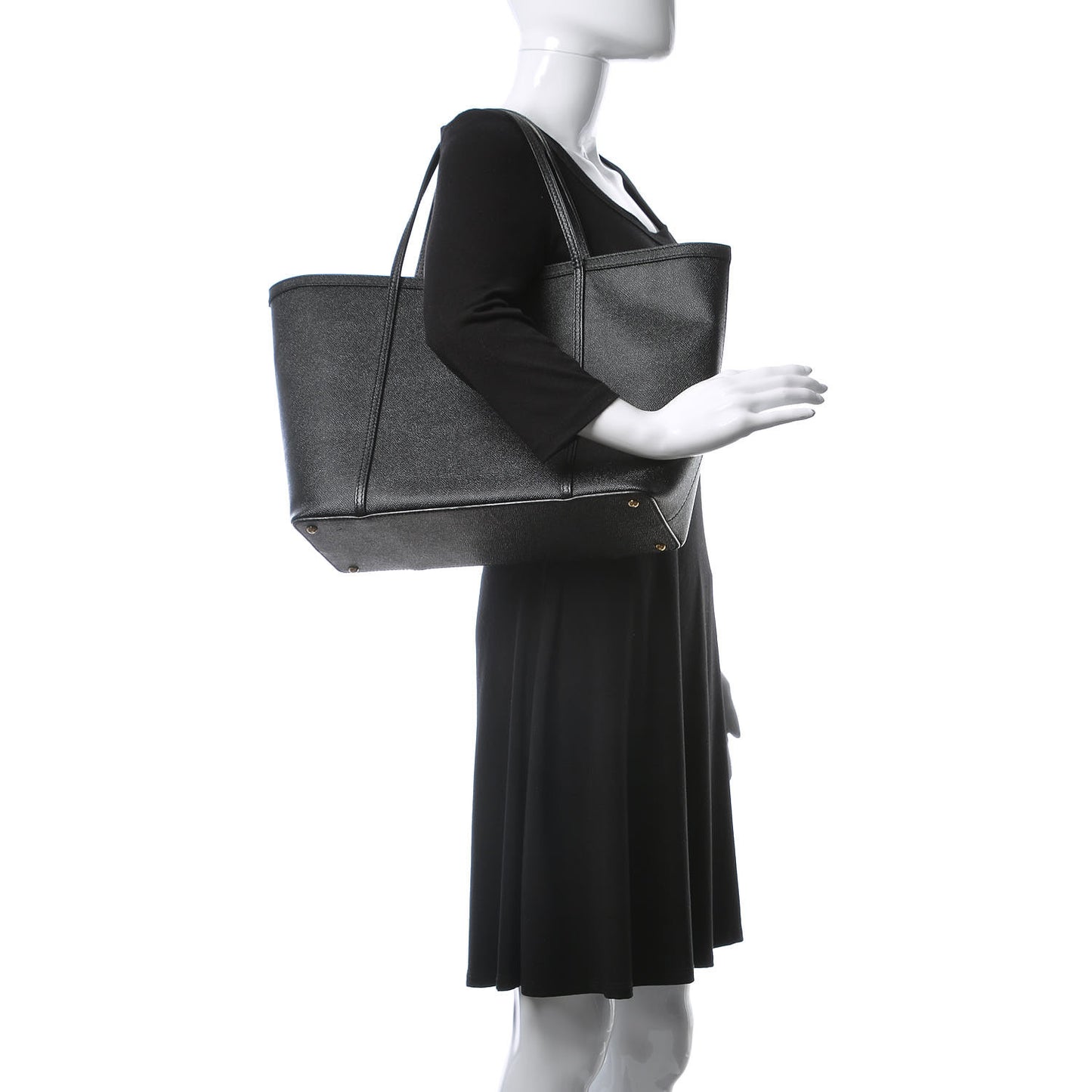 Dauphine Stampa Shopping Tote Black