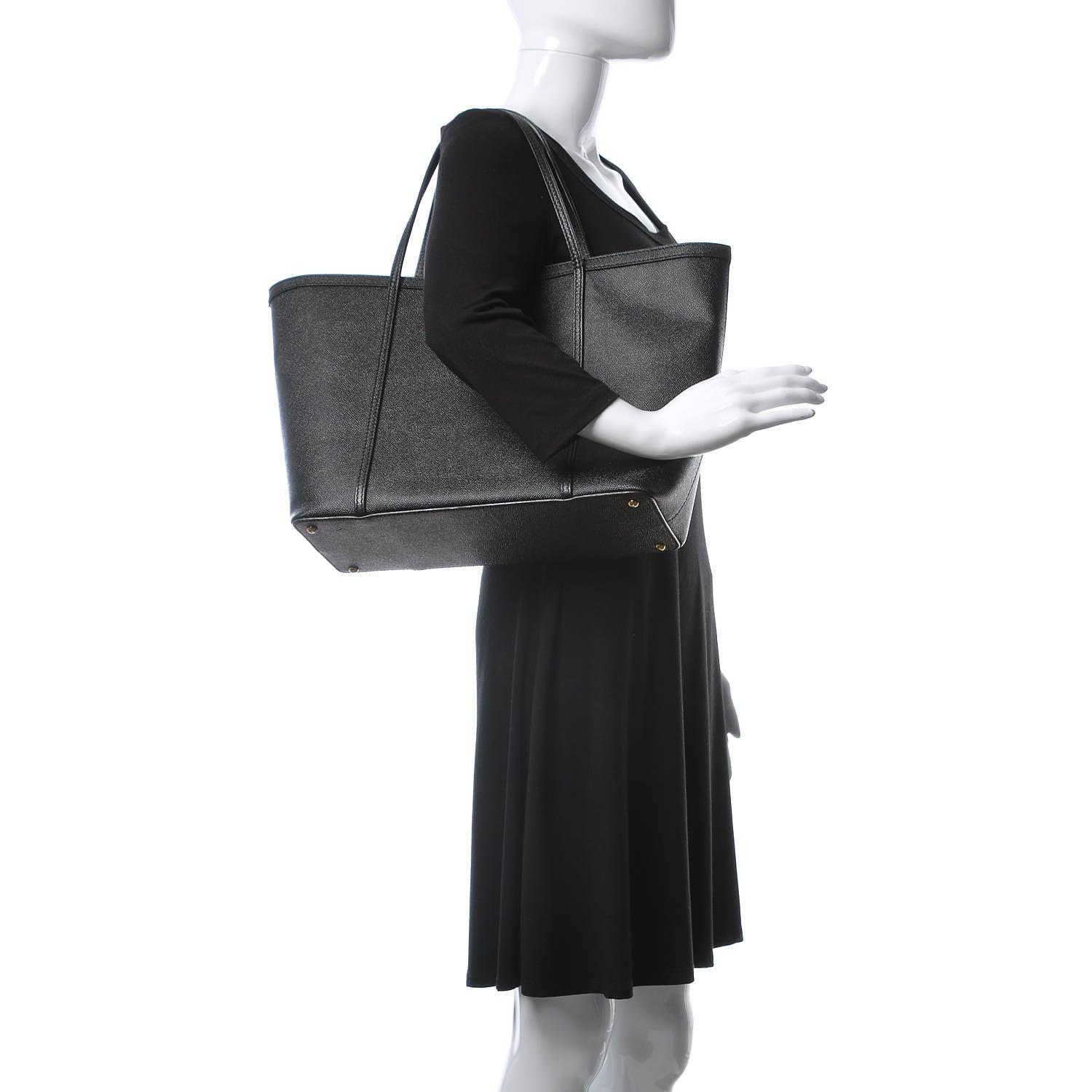 Dolce & Gabbana Dauphine Stampa Shopping Tote Black 2 of 12