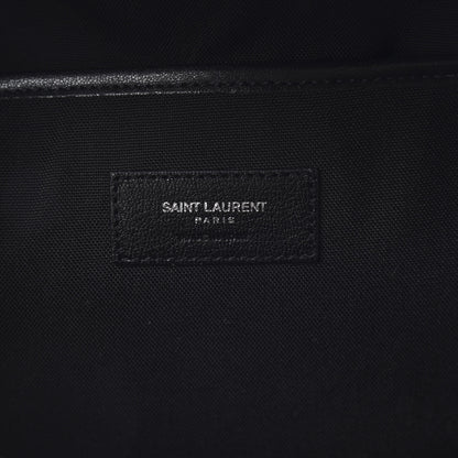 Saint Laurent Canvas City Studded Backpack Black 5 of 9
