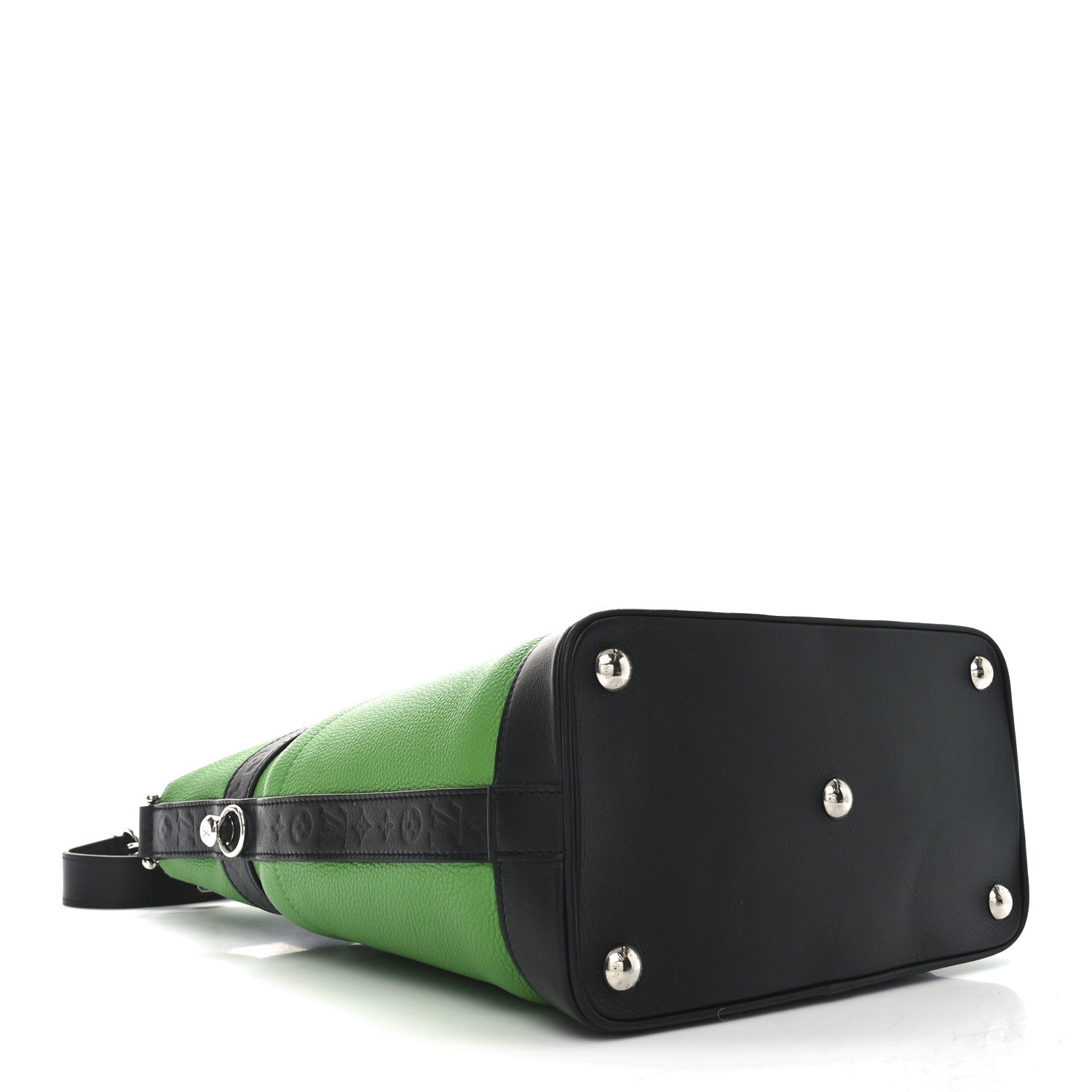 Louis Vuitton Calfskin Cruiser GM Green Black 4 of 9