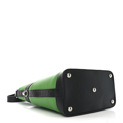 Louis Vuitton Calfskin Cruiser GM Green Black 4 of 9