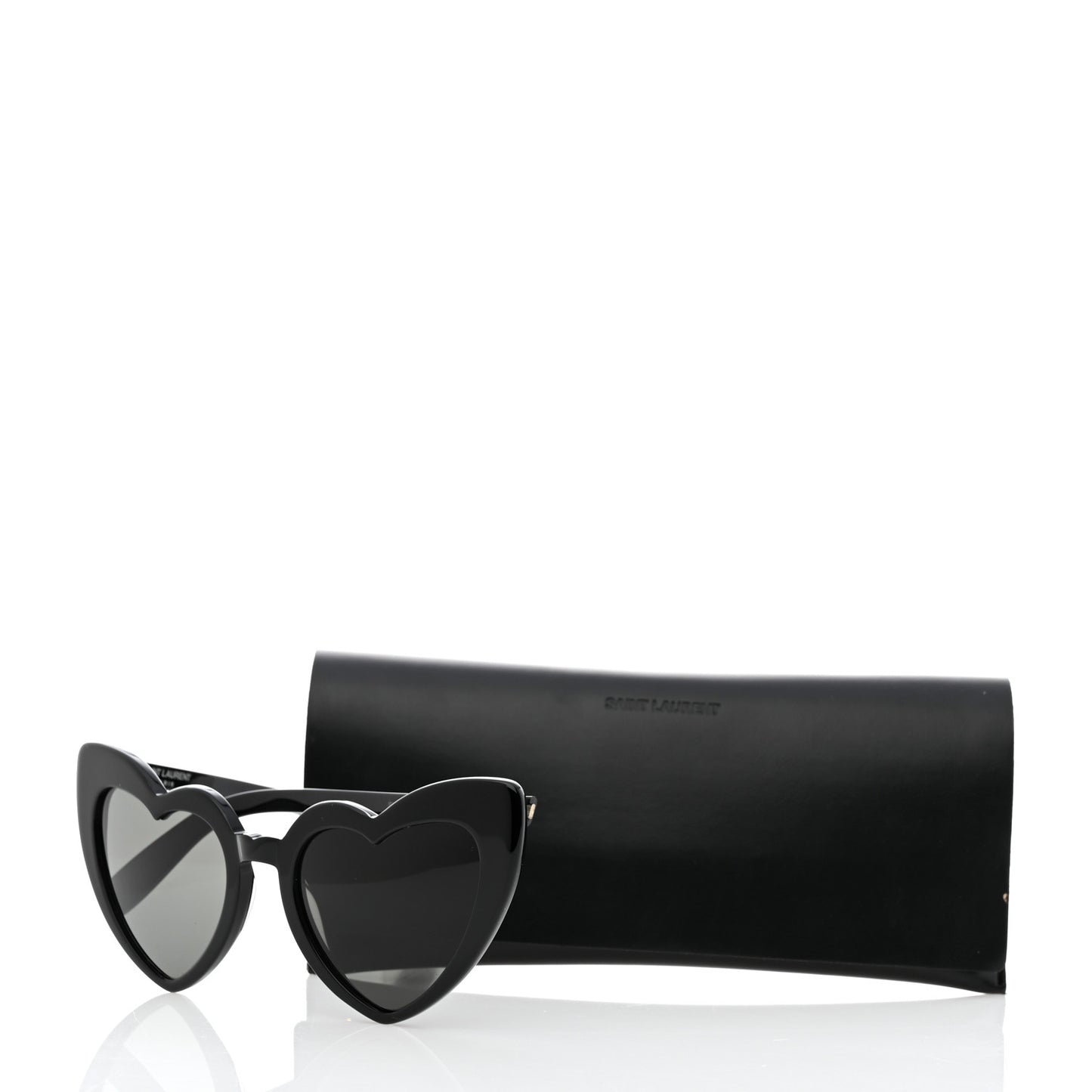 Acetate Heart Frame Loulou SL181 Sunglasses Black