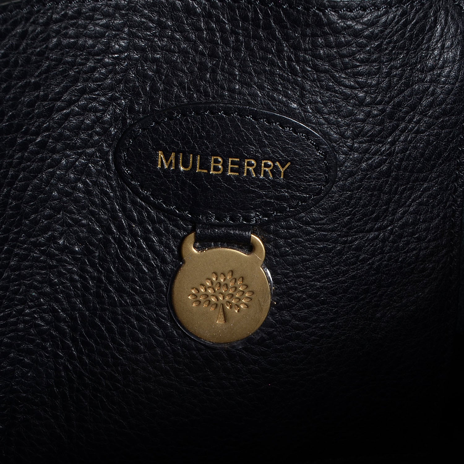 Mulberry Natural Leather Bayswater Black 6 of 11