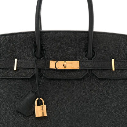 Hermes Togo Birkin 35 Black 8 of 11
