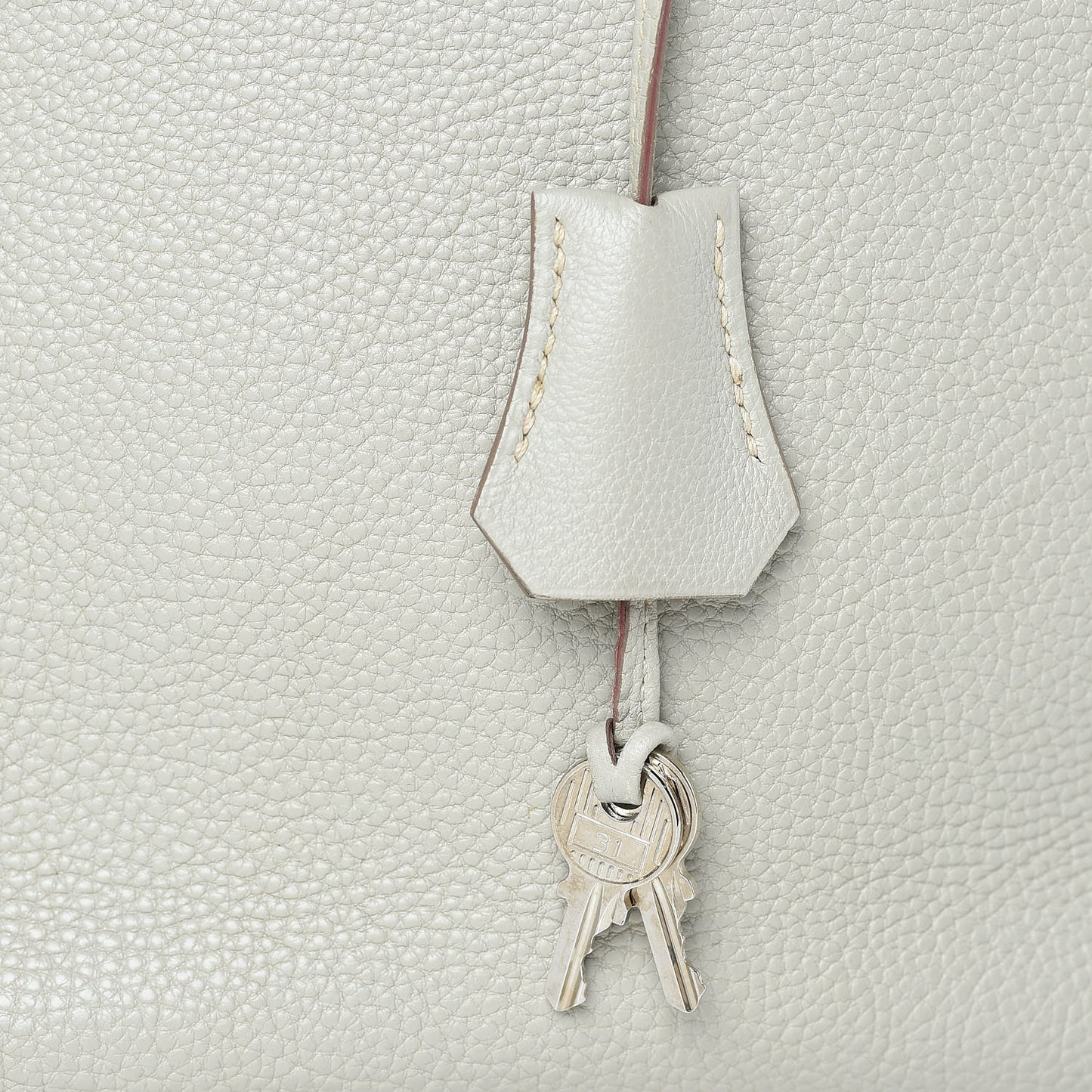 Togo Birkin 35 Gris Perle