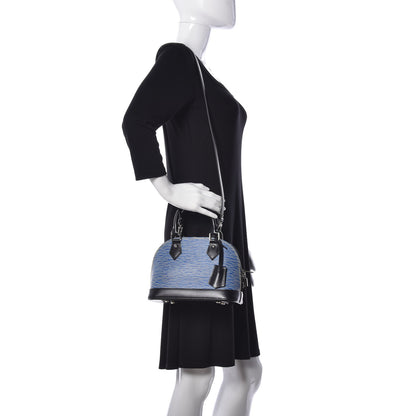 Louis Vuitton Epi Alma BB Denim Light 2 of 9