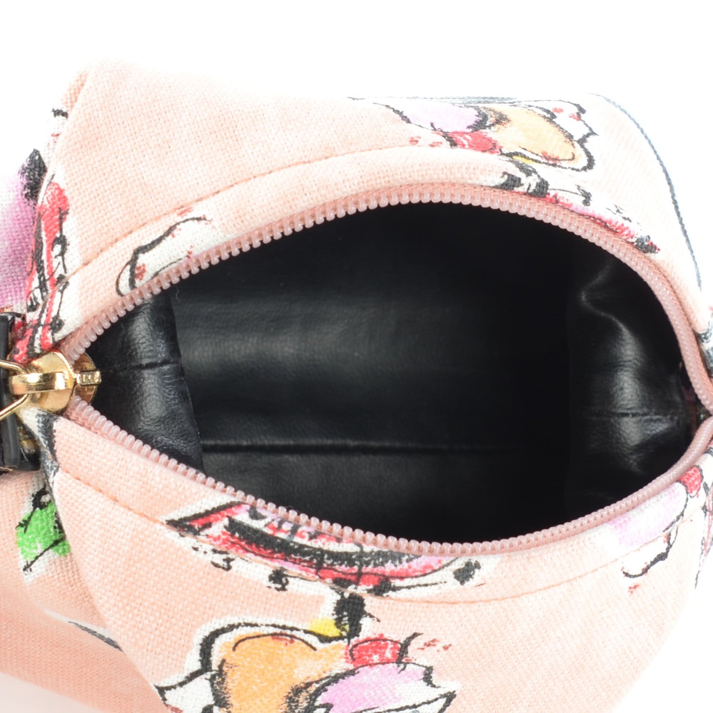 Cotton Canvas Cosmetic Pouch Pink