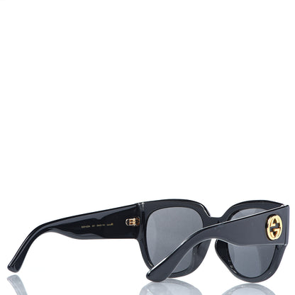 Gucci Acetate Square Frame Sunglasses GG0142SA Black 4 of 9