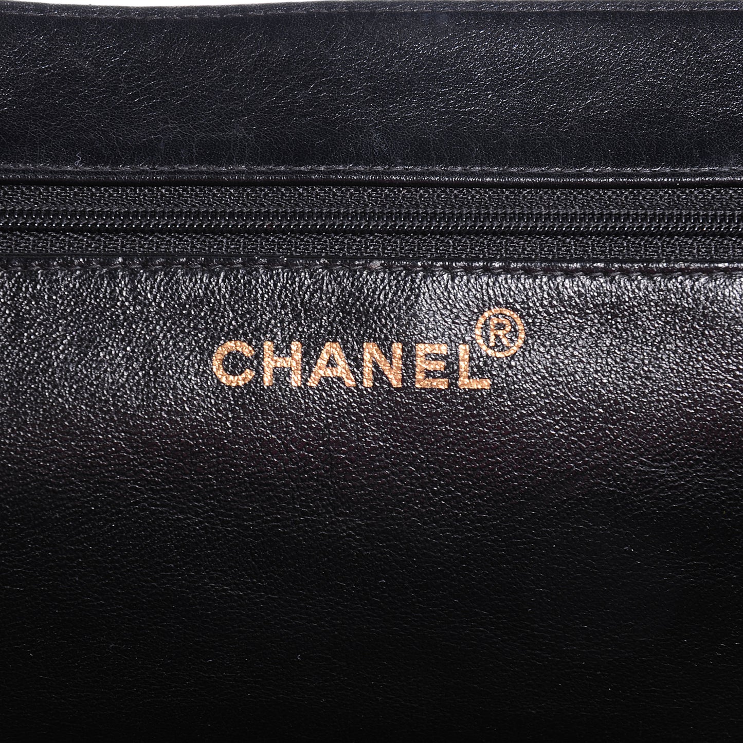Lambskin Jumbo CC Shoulder Bag Black