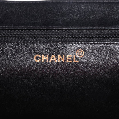 Chanel Lambskin Jumbo CC Shoulder Bag Black 7 of 8