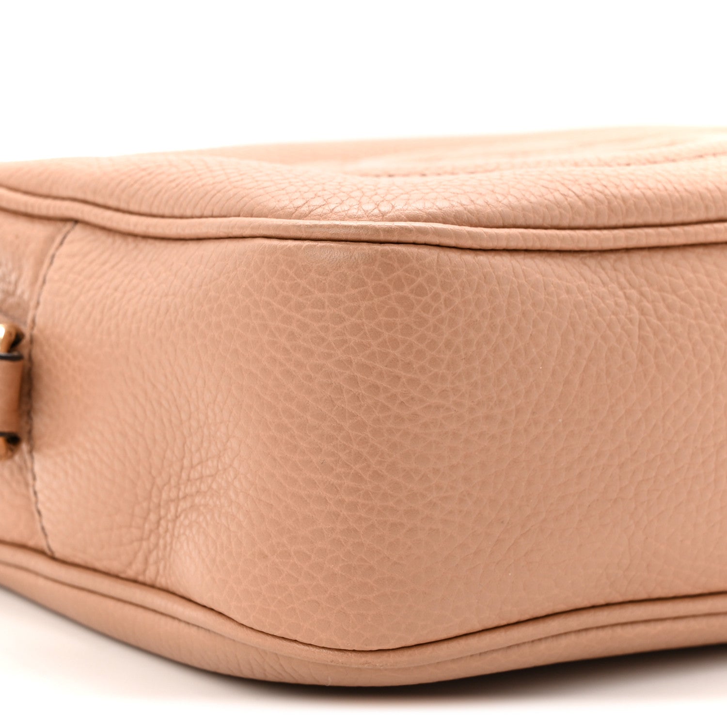 Gucci Pebbled Calfskin Small Soho Disco Bag Camelia 9 of 10