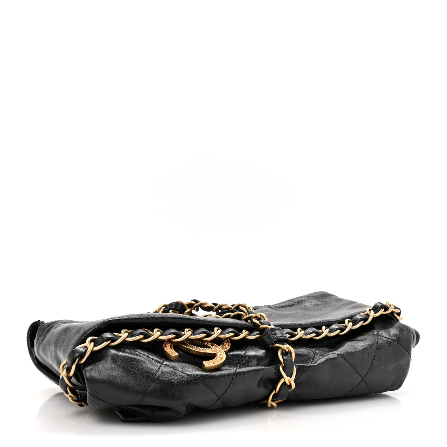 Chanel Calfskin Quilted Baluchon Black 4 of 12