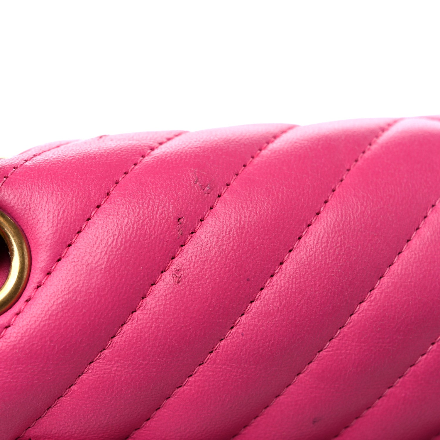 Chanel Lambskin Chevron Quilted Medium Double Flap Pink 20 of 22