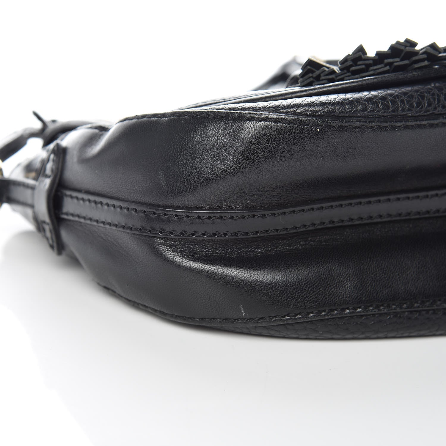 Burberry Haymarket Check Maydown Crossbody Bag Black 9 of 13
