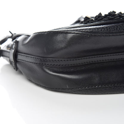 Burberry Haymarket Check Maydown Crossbody Bag Black 9 of 13