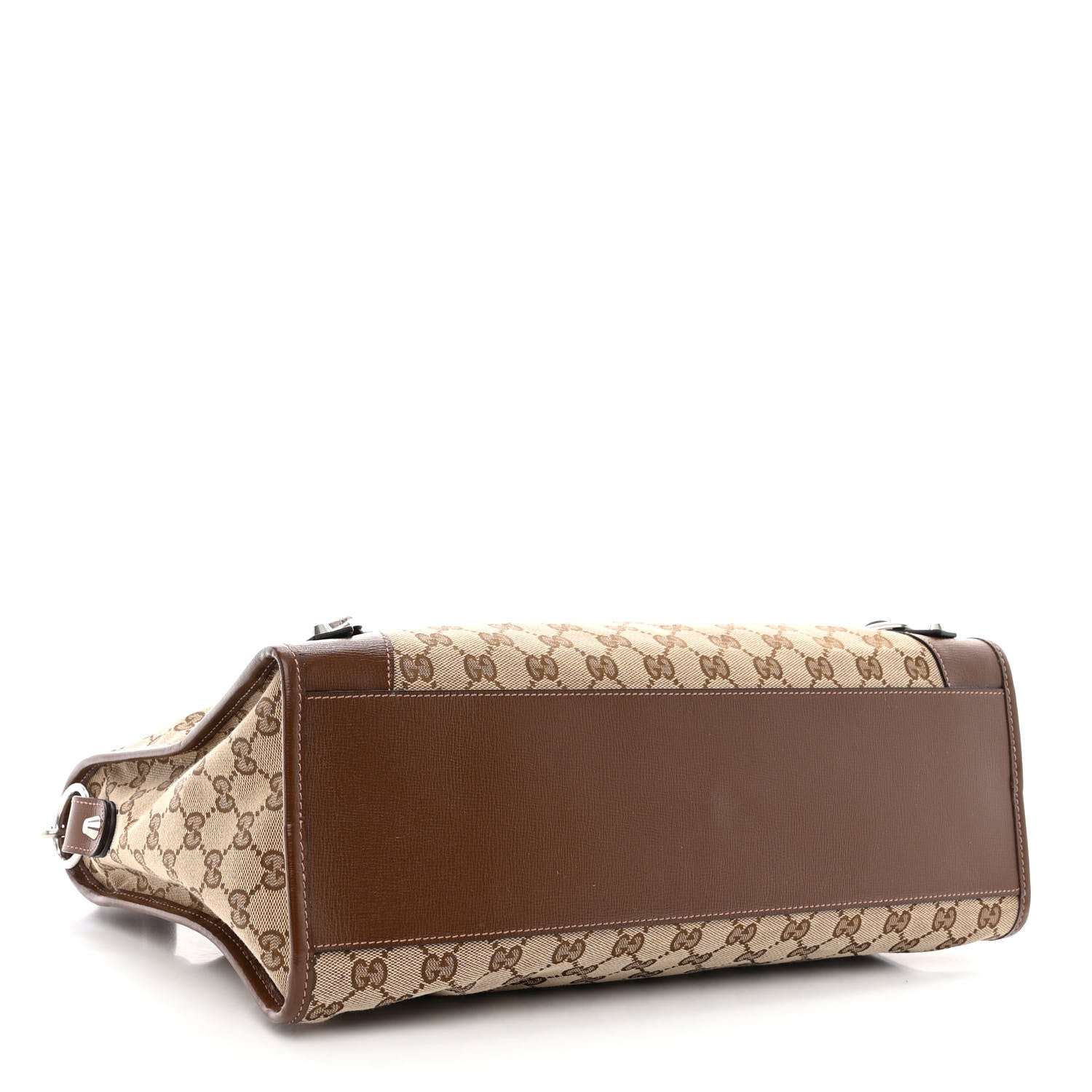 Balenciaga X GUCCI GG Monogram Azalea Calfskin Neo Classic Silver Hardware Medium City Beige Ebony Brown Sugar 5 of 11