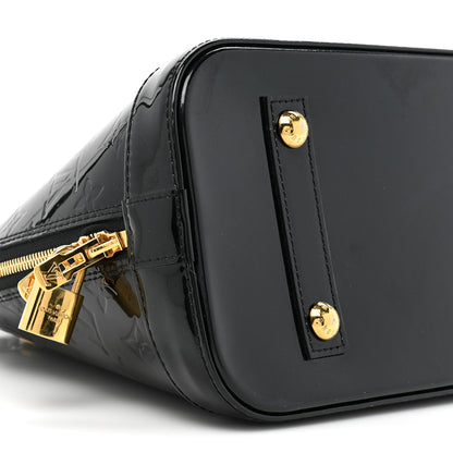 Louis Vuitton Vernis Alma PM Black 8 of 11