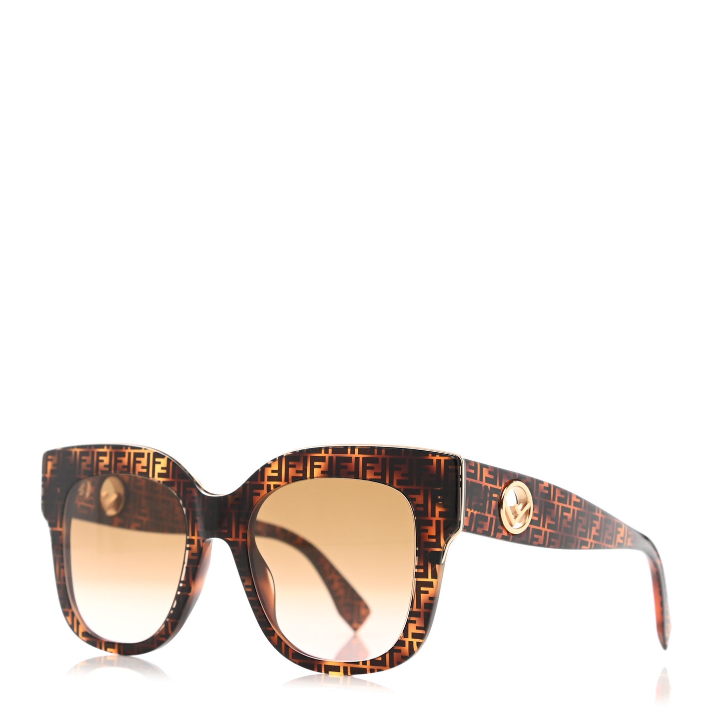 Acetate F is Fendi 51mm Cat Eye Sunglasses FF 0359/S Tortoise Camouflage