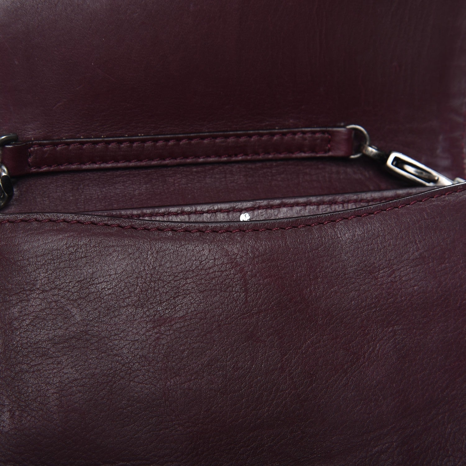 Lanvin Calfskin Happy Mini Pop Bag Plum 8 of 8