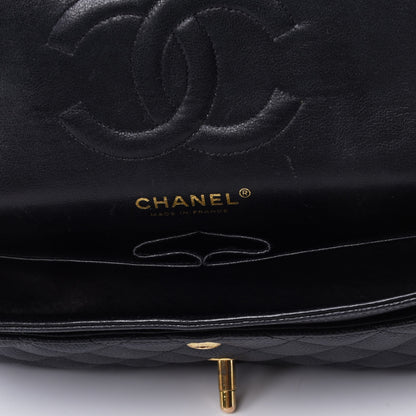 Chanel Caviar Quilted Medium Double Flap Black 4 of 4