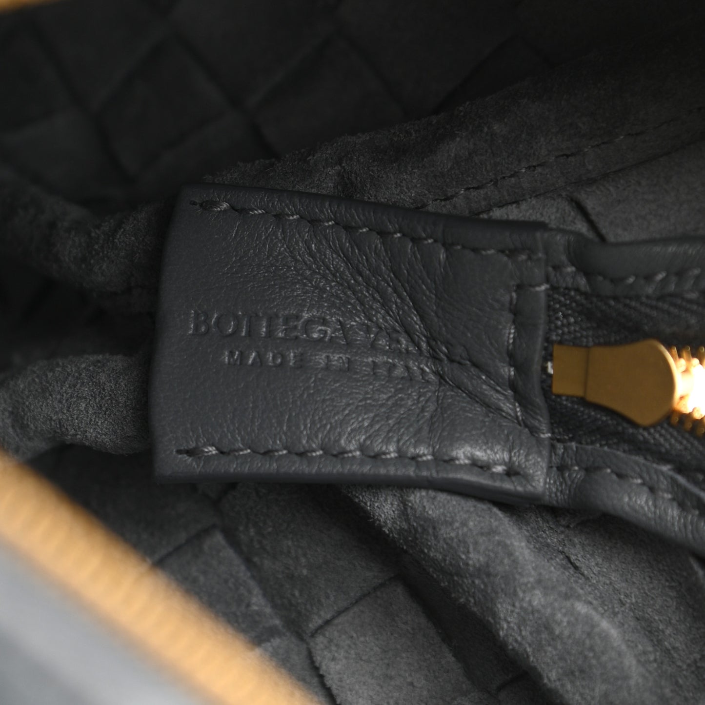 Nappa Intrecciato Small Loop Camera Bag Thunder