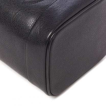 Chanel Caviar Vanity Cosmetic Case Black 6 of 9