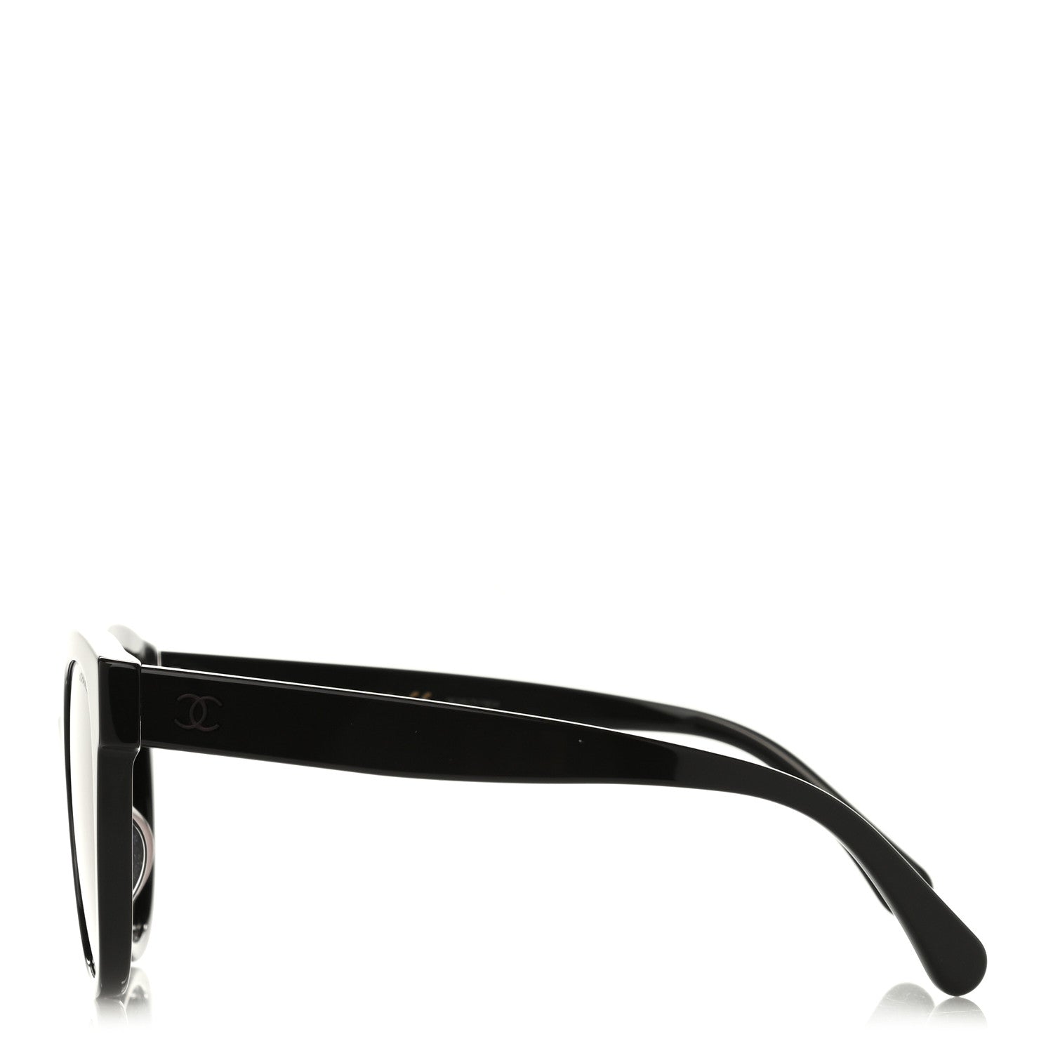 Chanel Acetate CC Butterfly Sunglasses 5414 Black 3 of 9