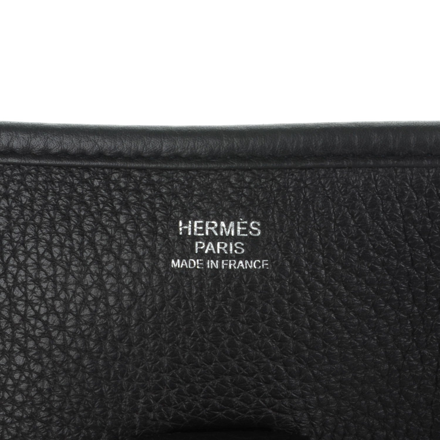 Hermes Taurillon Clemence Evelyne III GM Black 7 of 7