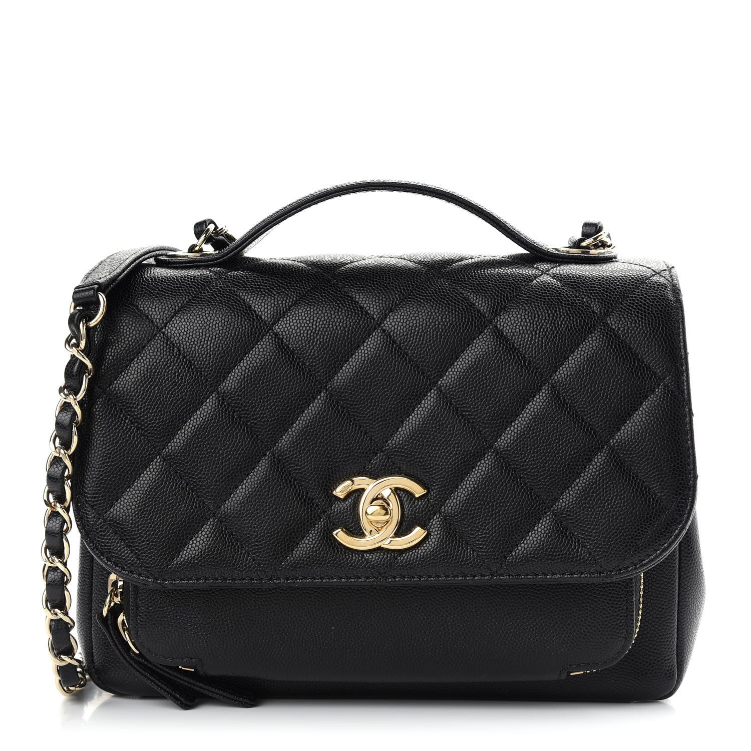Chanel Caviar Quilted Small Business Affinity Flap Black 1 of 10