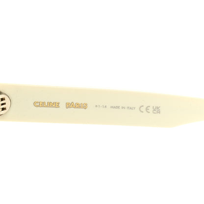 Celine Acetate Triomphe 01 Sunglasses CL 40238U White 5 of 6