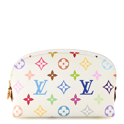 Louis Vuitton LV x TM Monogram Multicolor Cosmetic Pouch PM White 1 of 8