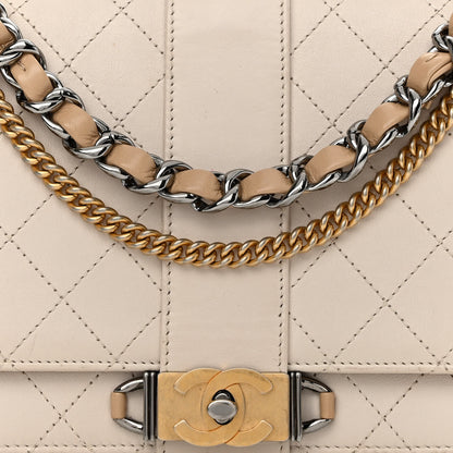 Chanel Calfskin Stitched Flap White 8 of 15