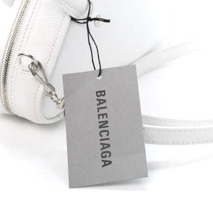 Balenciaga Calfskin XS Triangle Duffle White 10 of 12