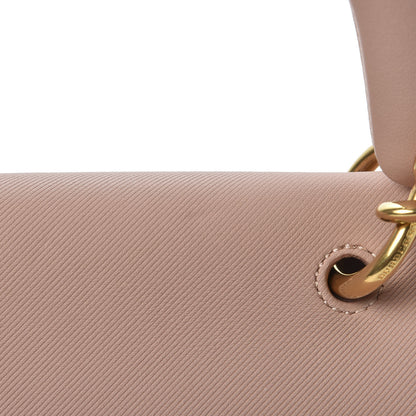 Burberry Trench Calfskin Medium DK88 Top Handle Bag Ash Rose 9 of 14