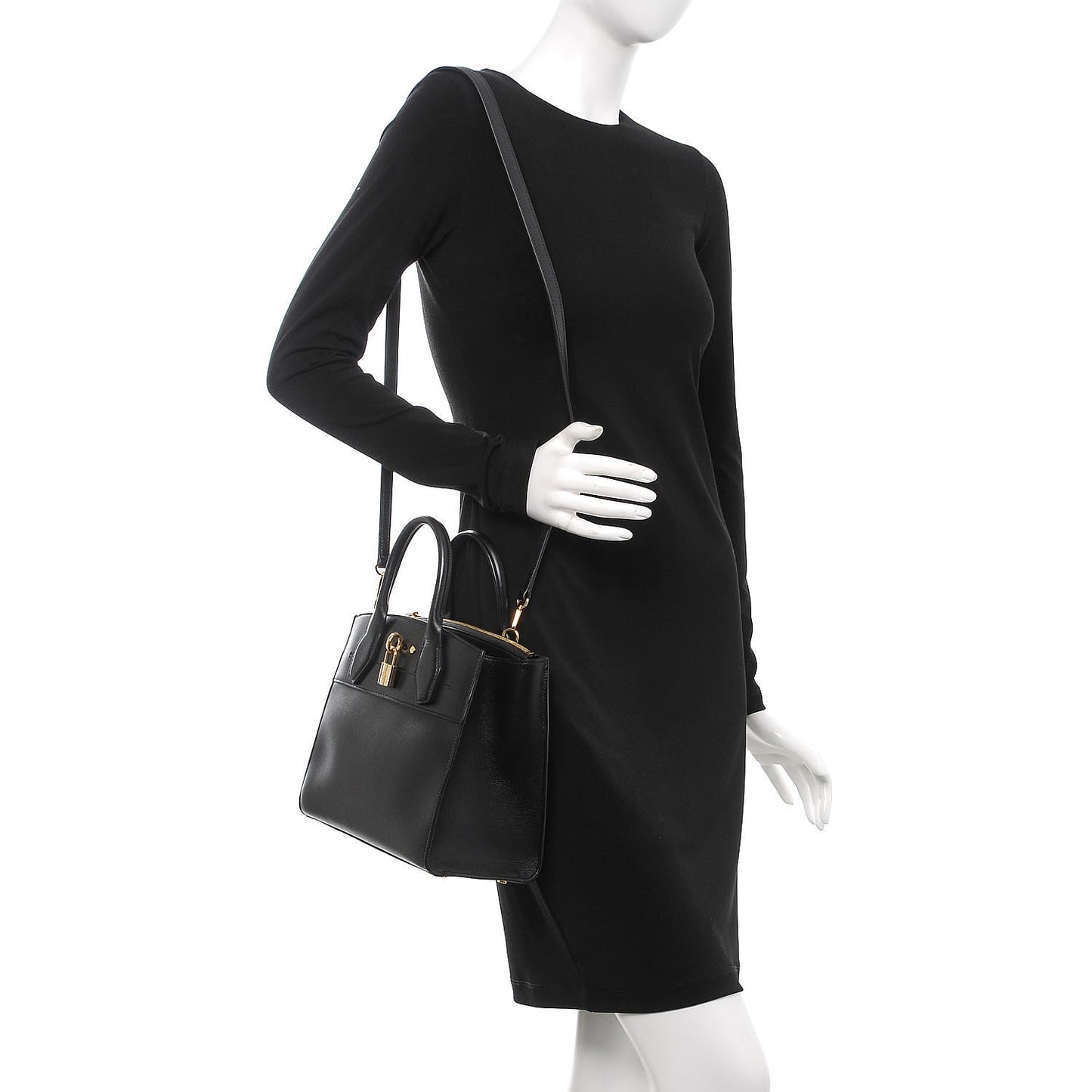 Calfskin City Steamer PM Black