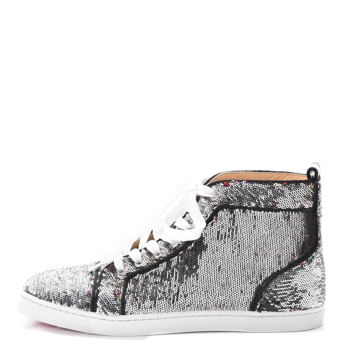 Metallic Sequin Bip Bip Orlato Flat Sneakers 38 Multicolor