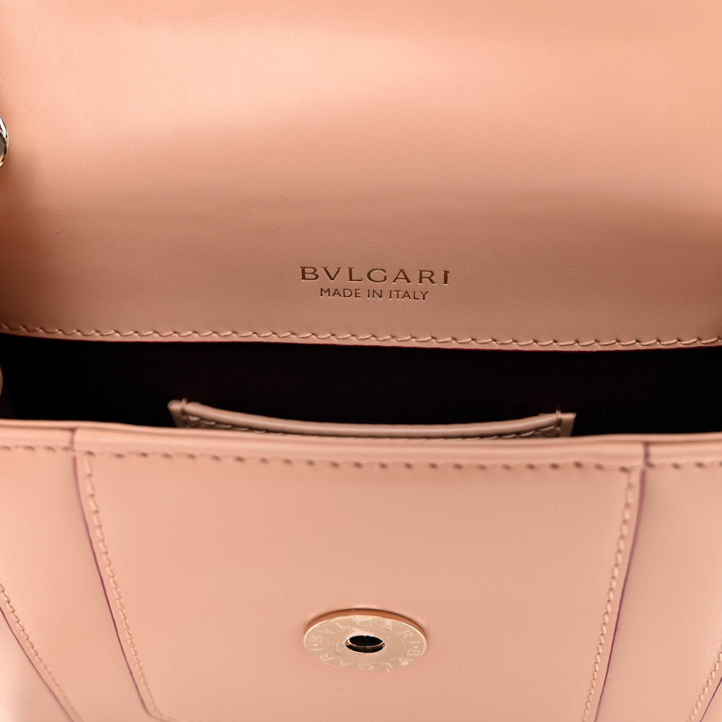 Calfskin Serpenti Forever Crossbody Bag Beige