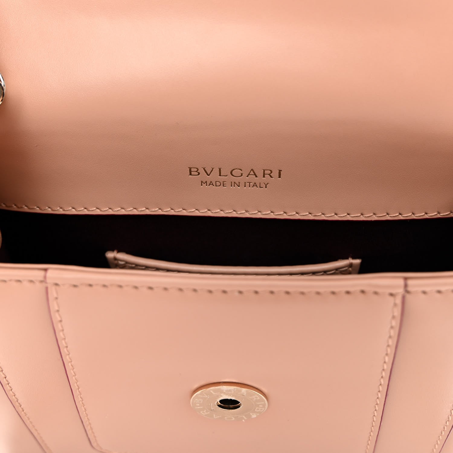 Bulgari Calfskin Serpenti Forever Crossbody Bag Beige 6 of 9