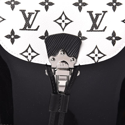 Louis Vuitton Patent Monogram Hot Springs Backpack Black White 9 of 9