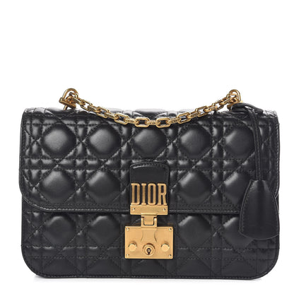Christian Dior Lambskin Cannage Large Dioraddict Flap Bag Black 1 of 10