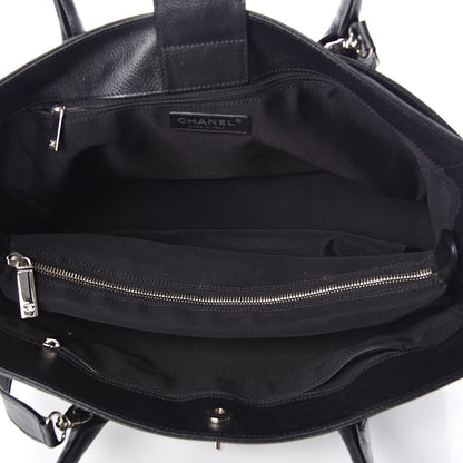 Chanel Calfskin Cerf Shopper Tote Black 5 of 11