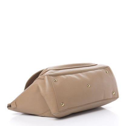 Gucci Calfskin Medium 1973 Top Handle Satchel Camelia 4 of 21