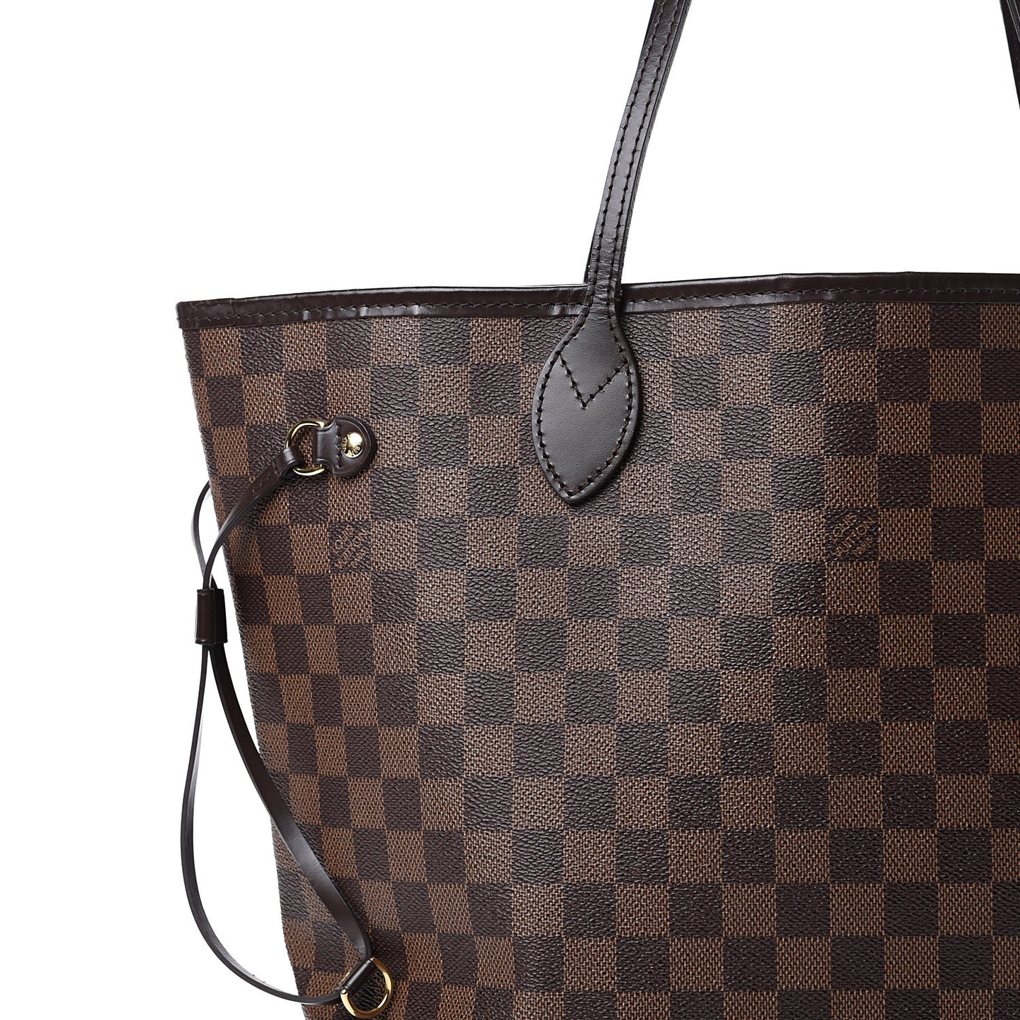 Damier Ebene Neo Neverfull MM Rose Ballerine