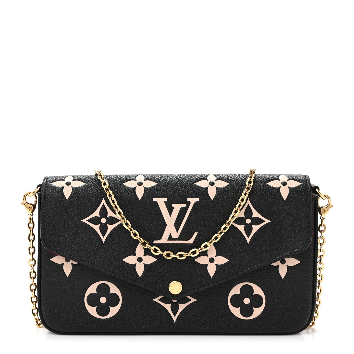 Empreinte Monogram Giant Felicie Pochette Black Beige